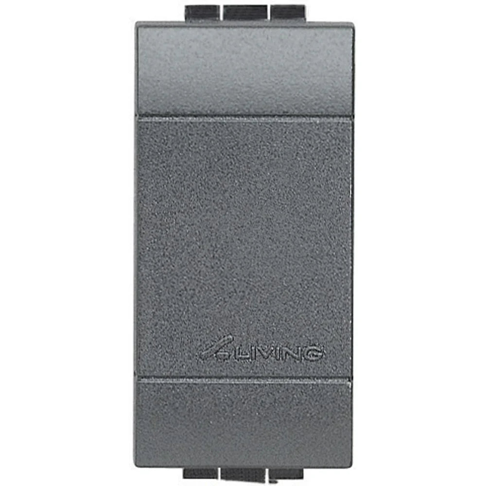 Falso Modulo Bticino Livinglight L4950 - Elegante Grigio Antracite, Standard Elevati per Installazioni Elettriche