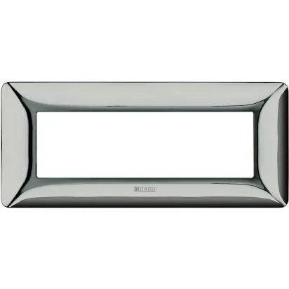 Placca BTicino Matix AM4806GCR per 6 Moduli, Cromo Lucido - Elegante e Funzionale