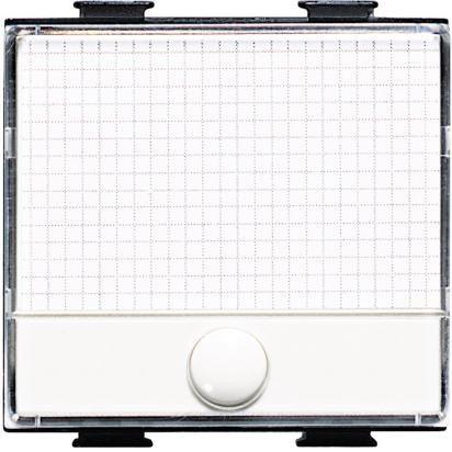 Pulsante Portanome BTicino Matix AM5008 - Design Elegante, Personalizzabile, 250Vac, 10A