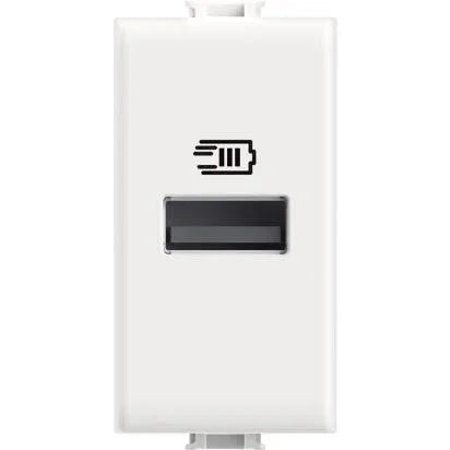 Bticino Matix AM4191A - Caricatore USB Tipo A 1 Modulo 1.5A Bianco
