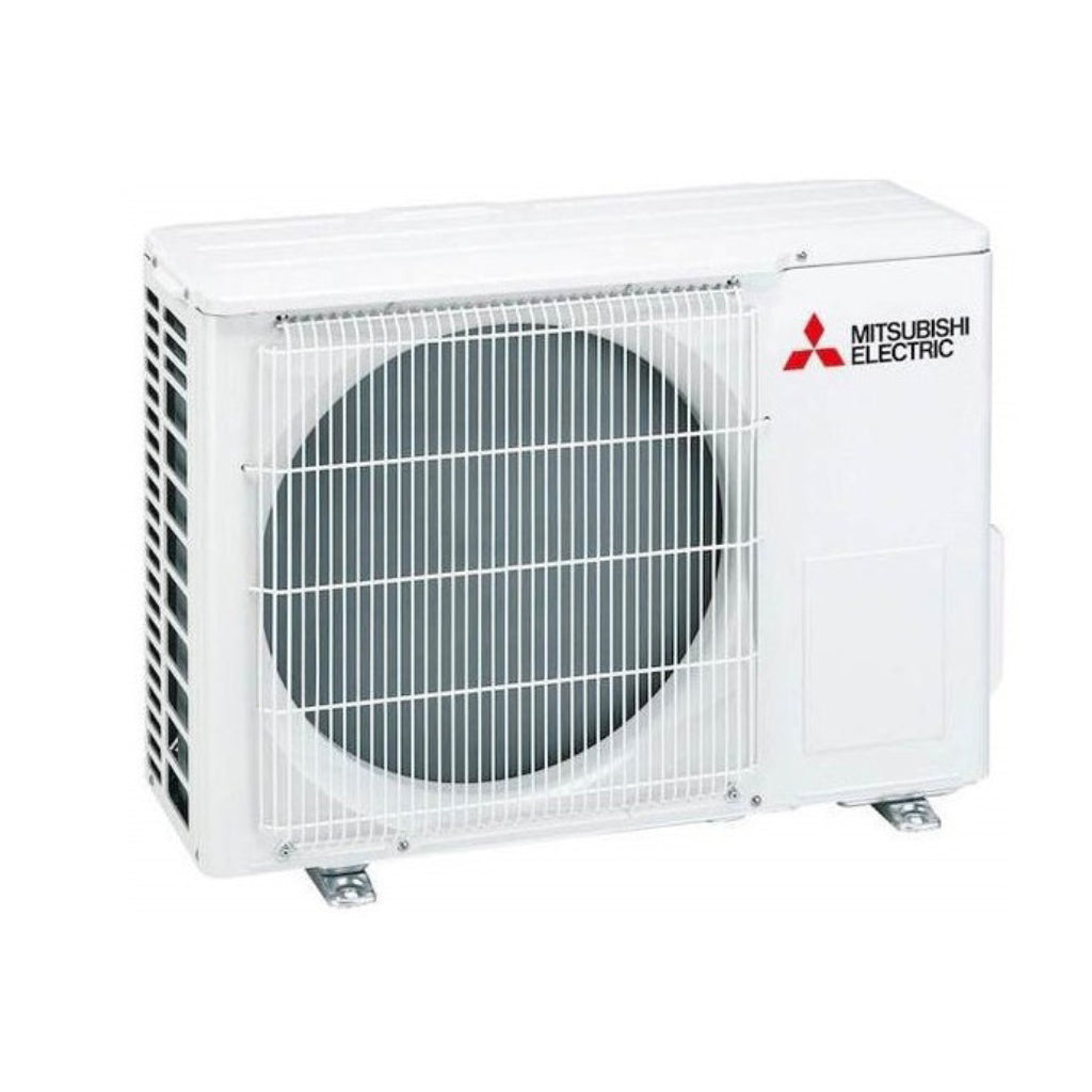 Mitsubishi Smart 12000BTU external unit, inverter AC with efficient cooling performance and modern design.