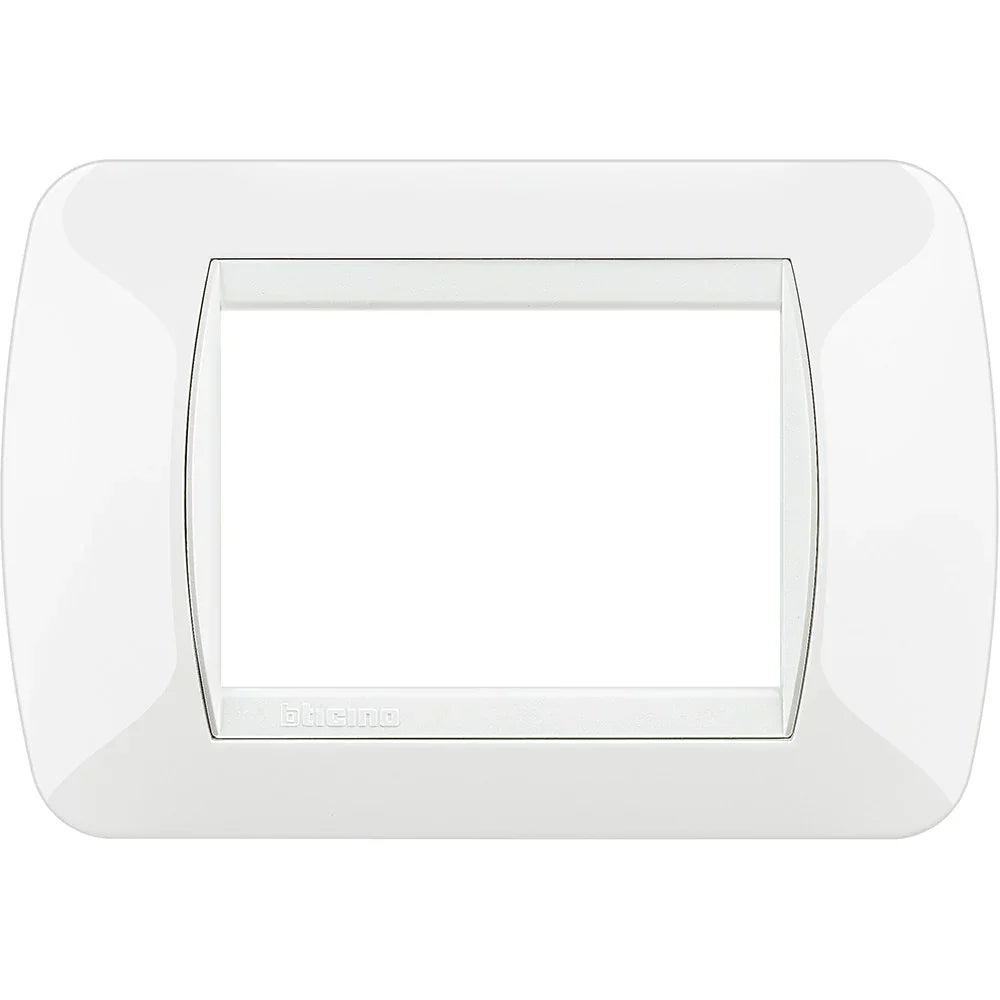 Placca 3 Moduli Bticino Livinglight Quadra Bianco - L4803BI