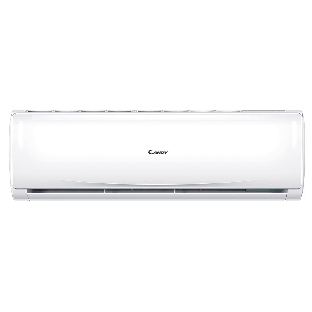 Candy Condizionatore Brezza 12000 BTU, climatizzatore bianco split system con Wi-Fi integrato.