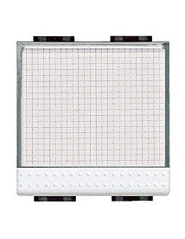 Bticino Living Light Pulsante Portanome N4040 for doorbell, customizable with a name, part of LivingLight series.