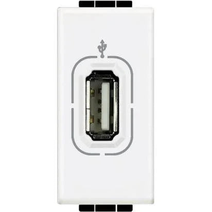 BTicino Livinglight Connettore Dati USB N4285 - Presa Elegante Antracite per Ricarica e Trasferimento Dati