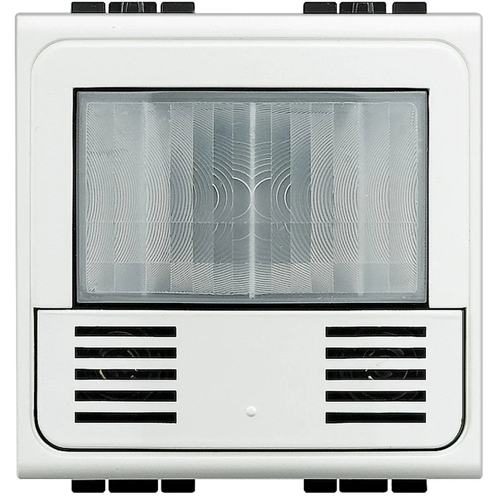 Interruttore Green Switch BTicino N4433N con Sensore PIR e Luminosità, Risparmio Energetico, 2 Moduli