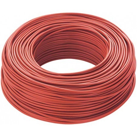 Cavo unipolare rosa antifiamma FS17 1 x 1,5 mm, matassa da 100 m per alimentazione elettrica.