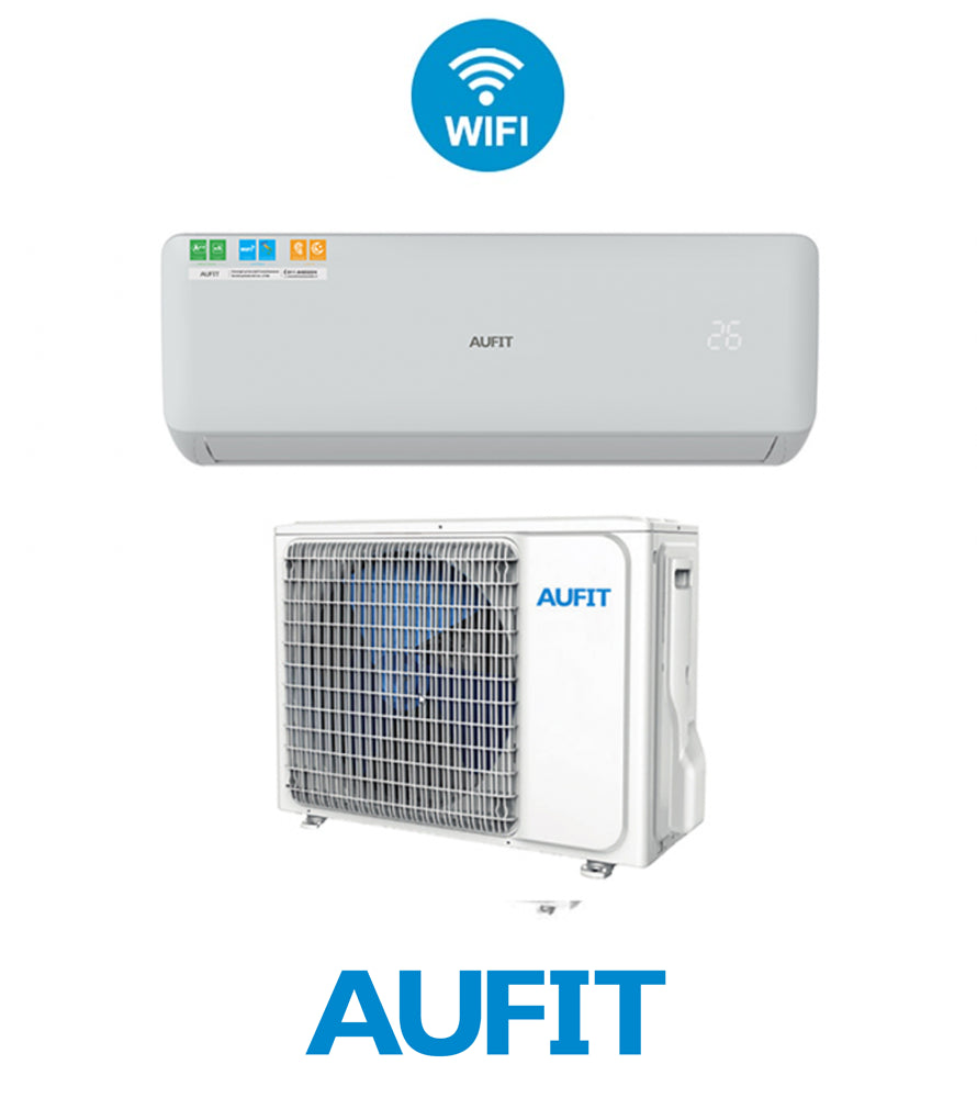 AUFIT Freedom 18000 BTU inverter air conditioner with integrated WIFI unit.