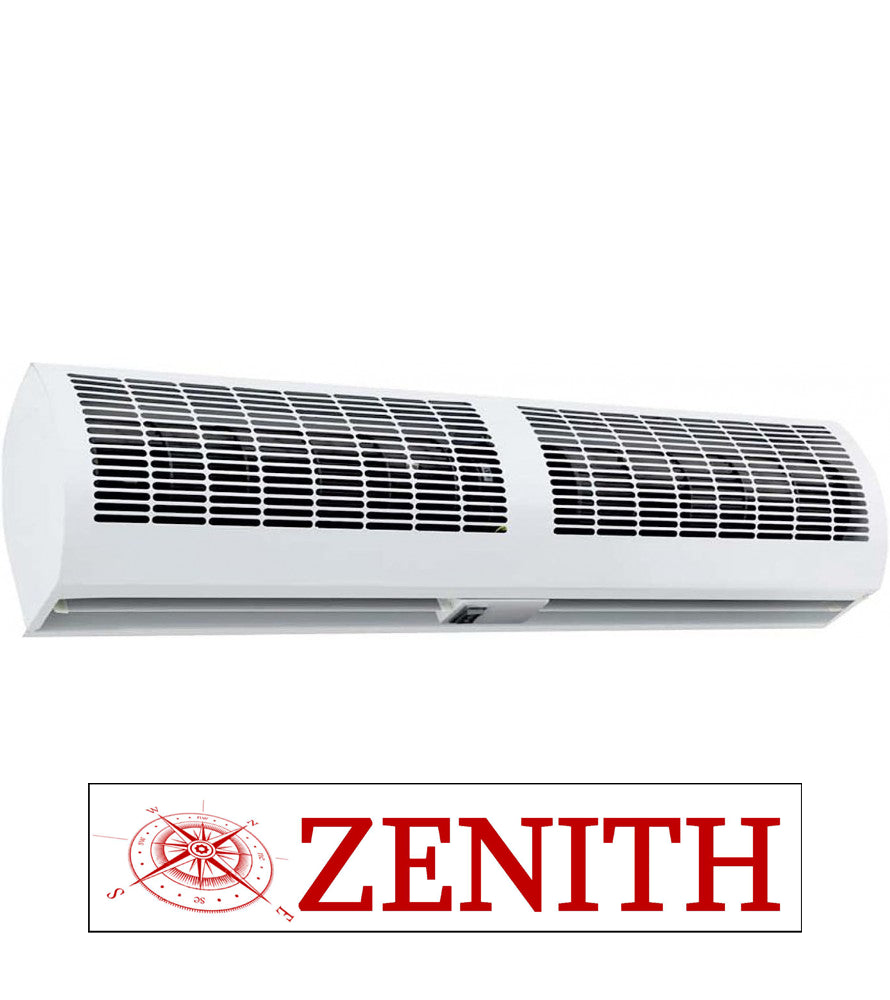 Barriera d'aria ZENITH 120 cm con telecomando per separazione ambientale ed efficienza energetica.