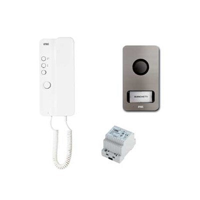 Kit Citofonico Urmet 1122/601 - Monofamiliare 4+n, Gestione 2 Chiamate, IP44, 300m Distanza