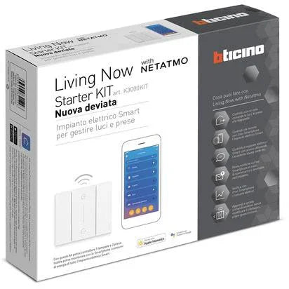 BTicino Starter Kit Nuova Deviata K3000kit - Controllo Intelligente Luci e Prese, Espandibile e Efficiente