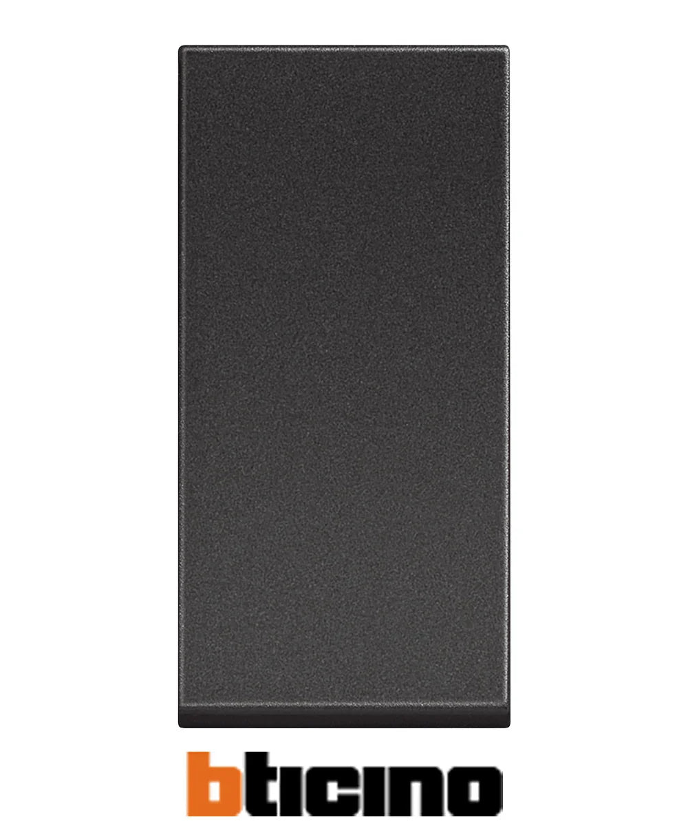 Interruttore Unipolare BTicino 10 AX 250 V AC, Colore Grigio, Facile Installazione, Design Elegante