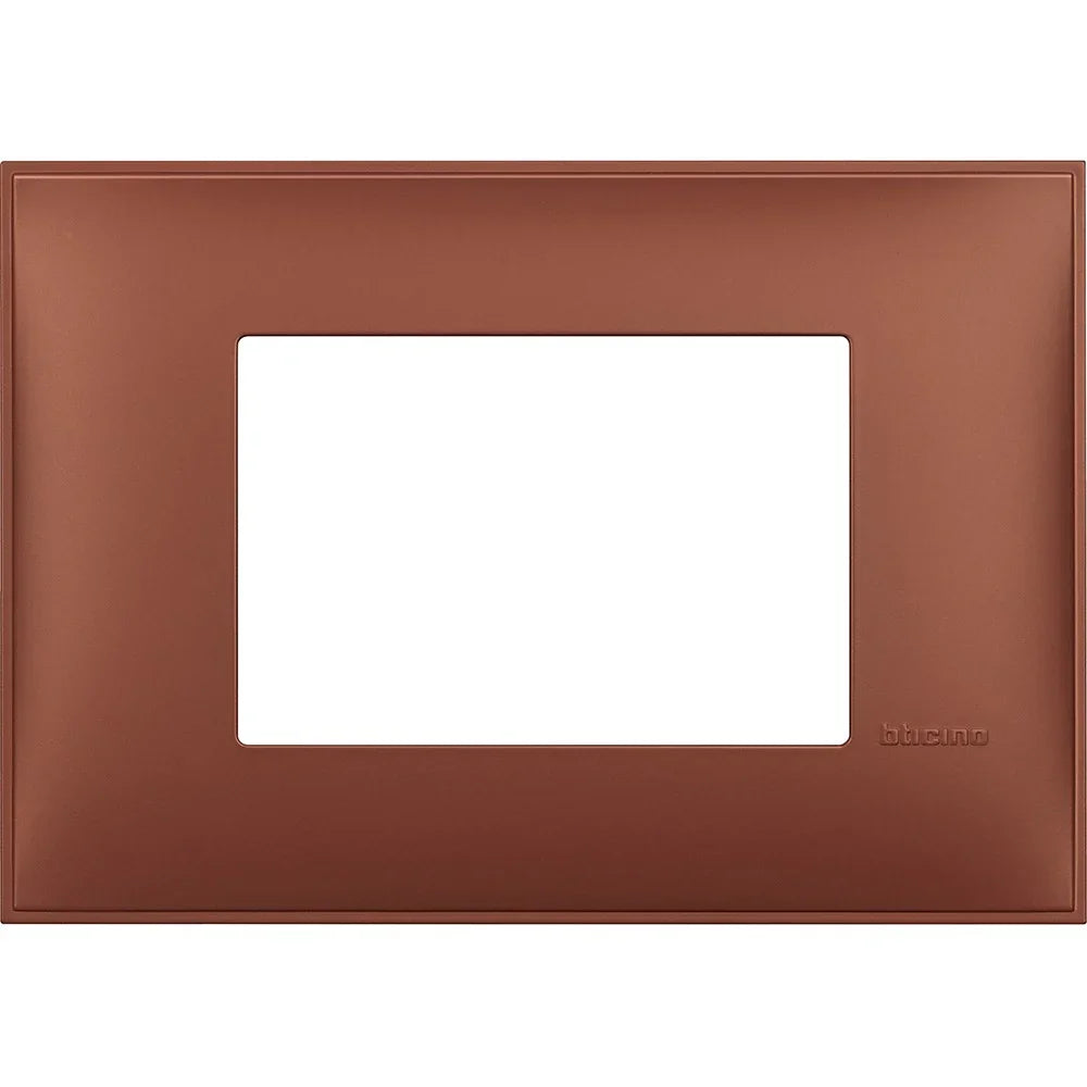 Bticino Placca 3 Moduli Colore Siena Soft– La Ferroelettrica Sud