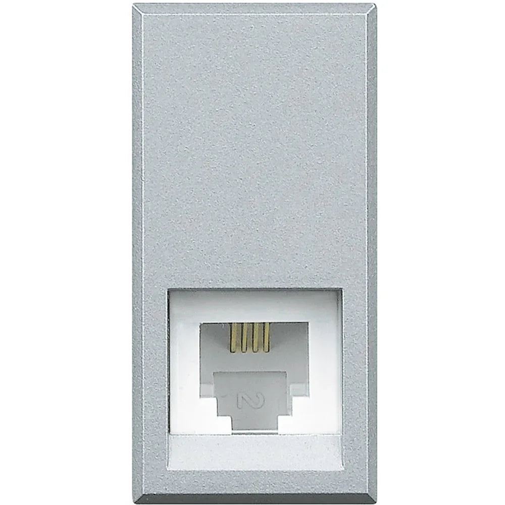 Presa Telefonica RJ11 BTicino Axolute HC4258/11N - Design Moderno, Facile Installazione, Alta Qualità