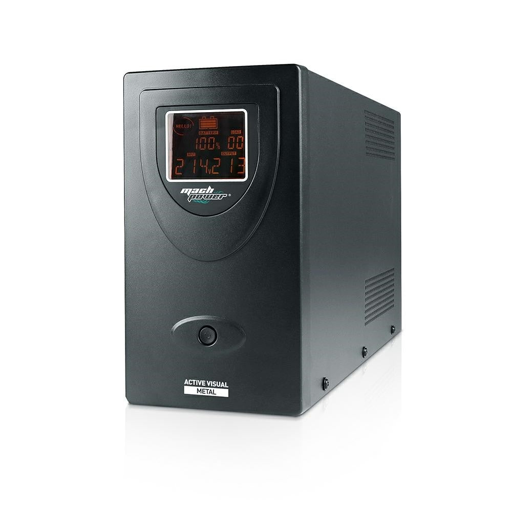 MACH POWER 2000VA/1200W line interactive UPS with digital display and AVR stabilizer.