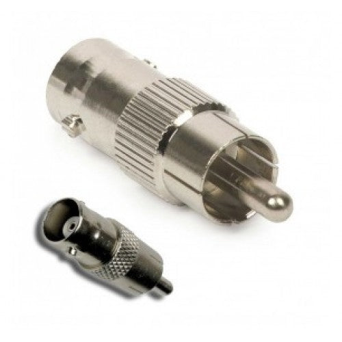 RCA to BNC adapter for standard use, set of 10 pieces, perfect for audio and video connections.