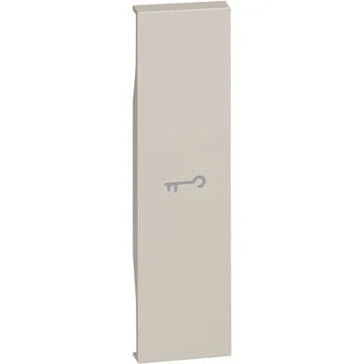 Cover Bticino Living Now KM01F - Tasto 1 Modulo con Simbolo Chiave Sabbia