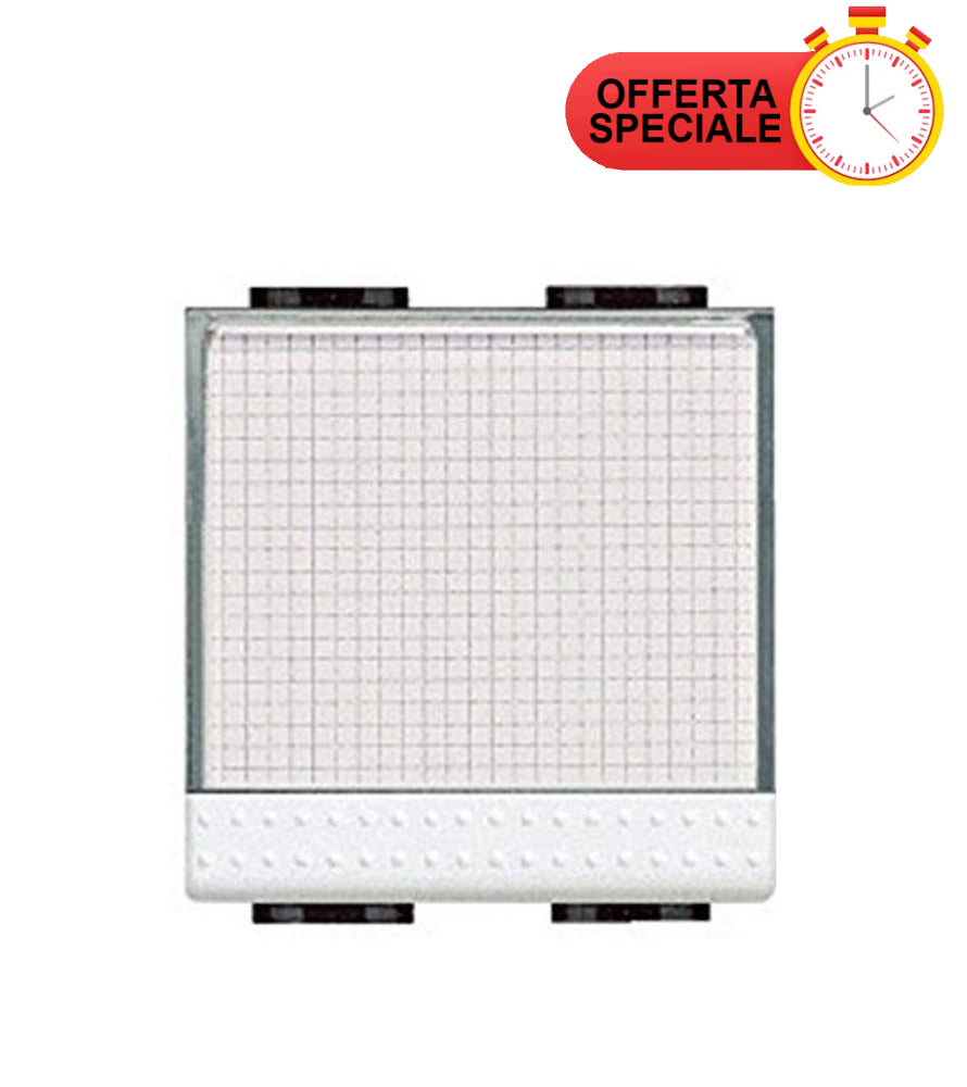 Bticino Living Light Pulsante Portanome N4040, pulsante campanello con personalizzazione nome, offerta speciale.