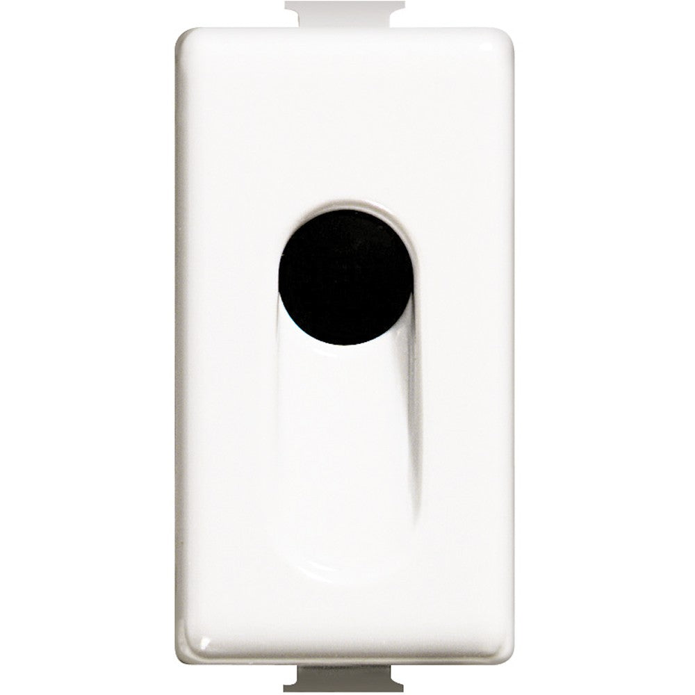 AM5009 Matix falso polo uscita semplice bianco, senza morsetti, diametro 9mm, marca BTicino, tensione 250Vac