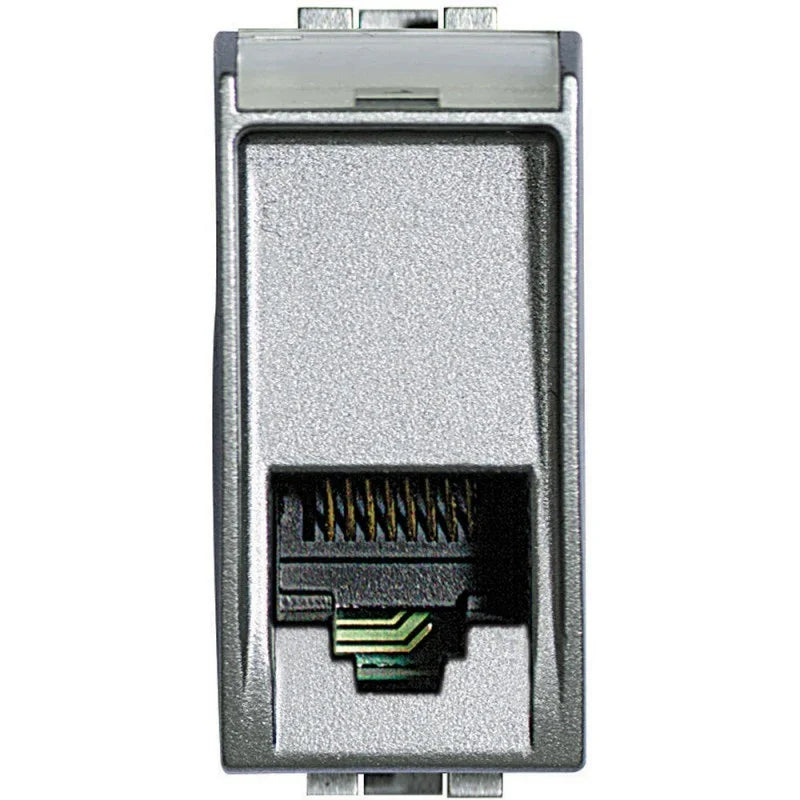 Bticino Livinglight NT4258/11N - Presa Telefonica RJ11 Silver (Tech)