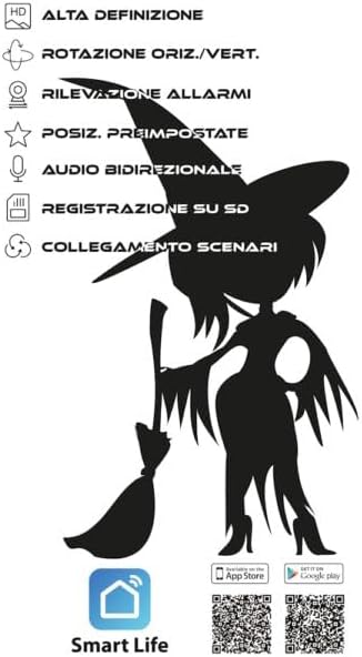 Bravo Telecamera Amelia Interna 4MP Motorizzata – Wi-Fi, Visione Notturna, Sorveglianza Casa con Audio a Due Vie