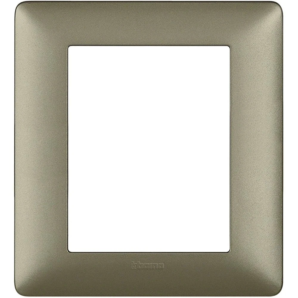 Placca BTicino Matix 3+3 Moduli Titanium AM4826MTA - Design Elegante, Materiale Resistente