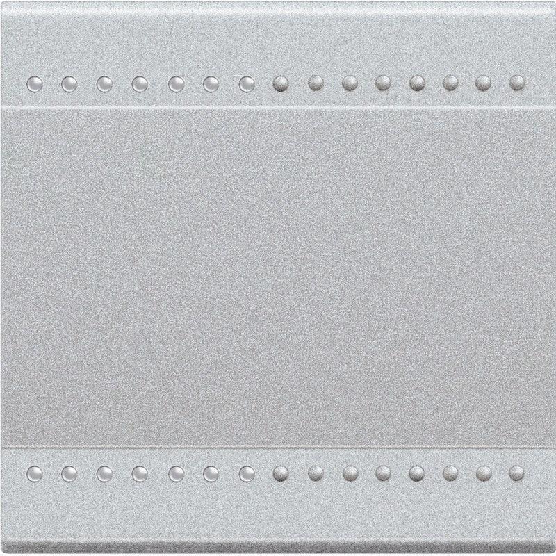 Copritasto BTicino Livinglight NT4911/2 - 2 Moduli, Grigio Tech, Con Lente Illuminabile