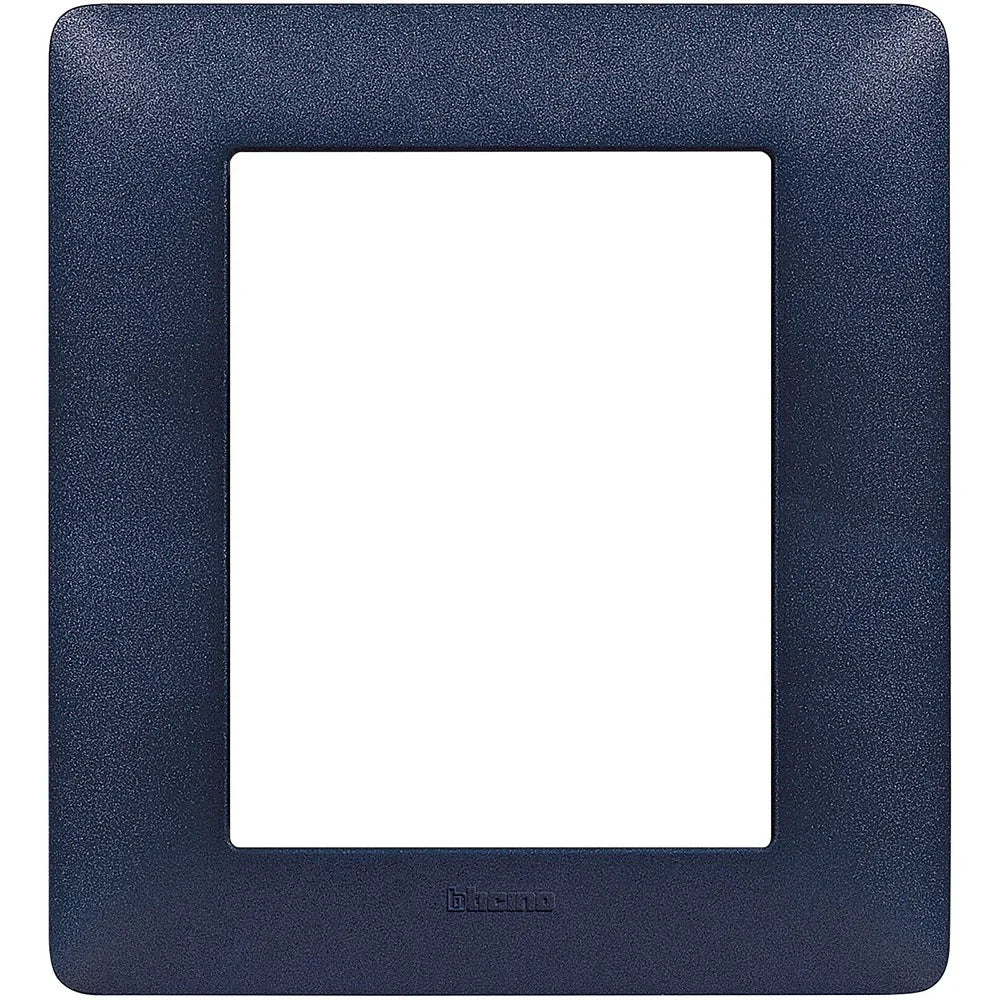 Placca BTicino Matix 3+3 Moduli Blu Mercurio AM4826TBM - Design Elegante e Resistente in Tecnopolimero