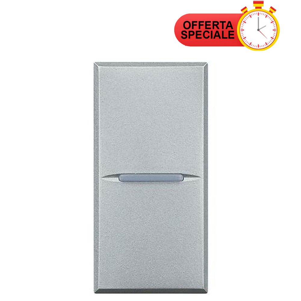 Bticino Axolute grigio tech invertitore basculante 1P 16AX 250 Vac in offerta speciale.