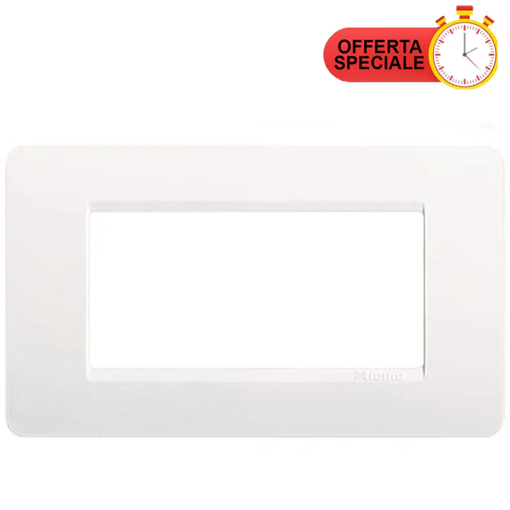 Placca 4 Posti Bticino Matix Bianco - AM4804BN