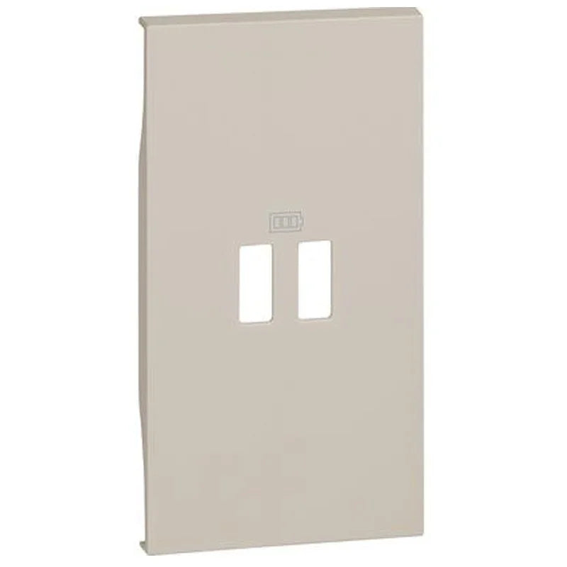 Cover Bticino Living Now per Caricatore USB 1 Modulo Sabbia - KM12C