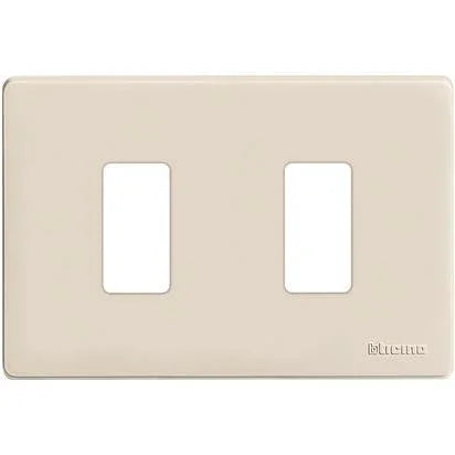 Placca Magic 2P in Resina BTicino 503/2/R - Design Elegante, Facile Installazione, Alta Durabilità