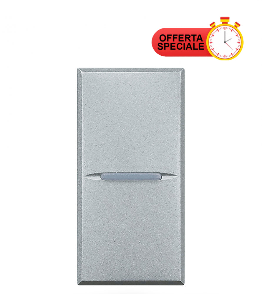 Bticino Axolute 1P NC push button, elegant design, special offer, high-quality electrical component.