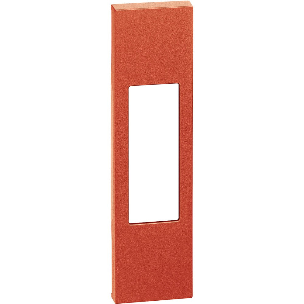 Living Now red cover for Italian electrical sockets, 1 module, compatible with BTicino Living Now series.