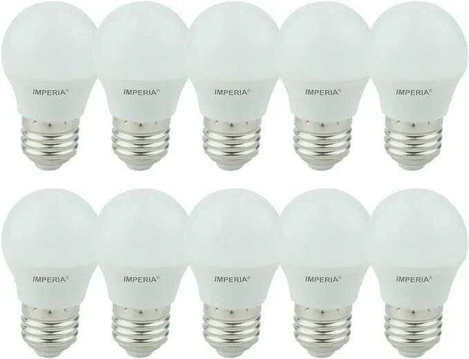 Lampadina Led Imperia E27 Sfera Op 6W 3000K - Efficienza Energetica & Durata 25000H