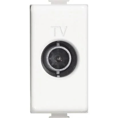 Presa TV Diretta 1M Bianco BTicino AM5202D - Installazione Facile per SAT e Digitale Terrestre