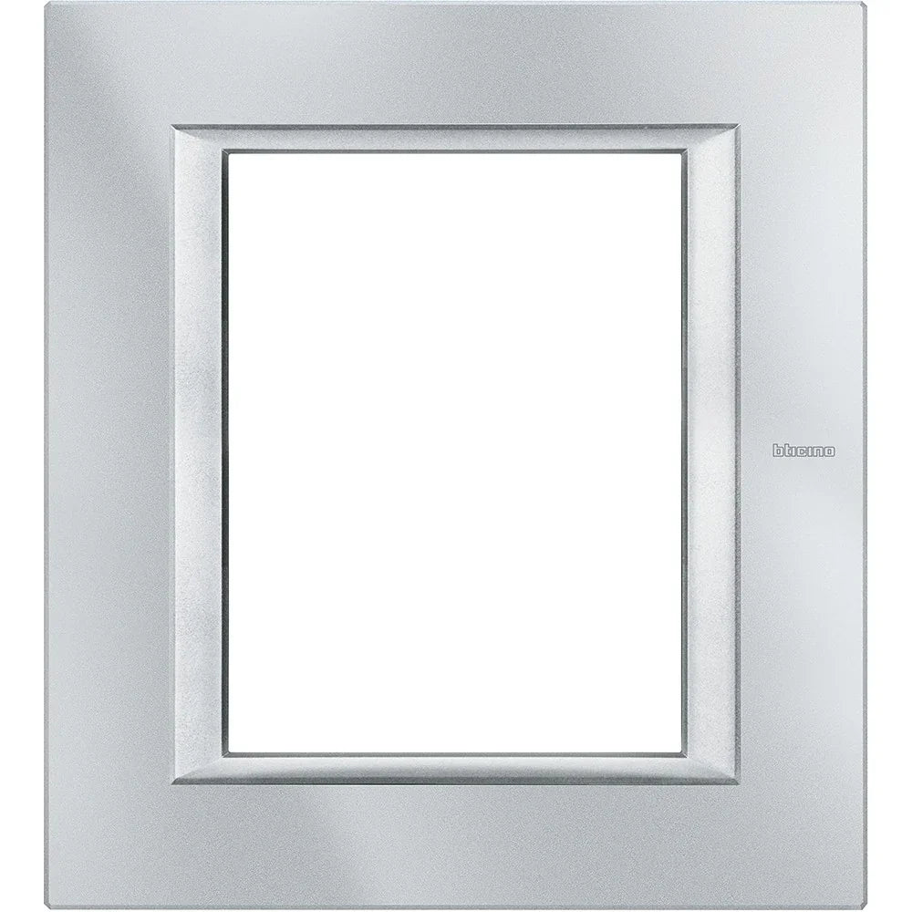 BTicino Axolute Placca 3+3 Moduli in Metallo - Design Elegante HA4826HC
