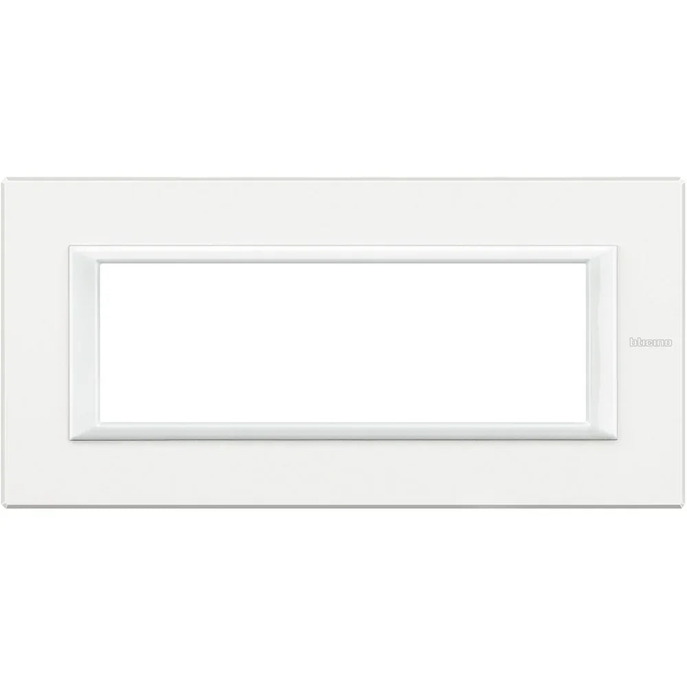 BTicino Placca Axolute 6P Bianco - Design Elegante e Alta Qualità - Codice SKU HA4806HD