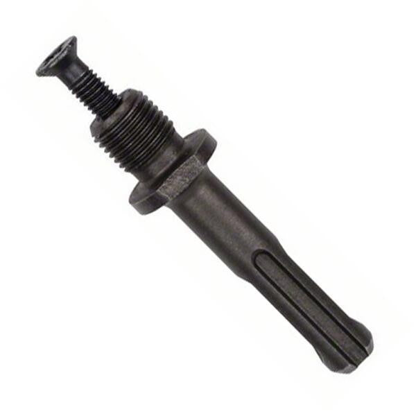 Gambo SDS Plus porta mandrino 1/2" Bosch 1617000132, accessorio per trapano, finitura nera, dimensioni compatte.