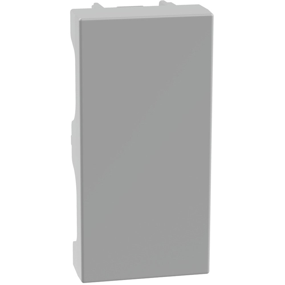 Falso polo tappo BTicino MatixGO 1 modulo grigio, ideale per installazioni elettriche moderne.