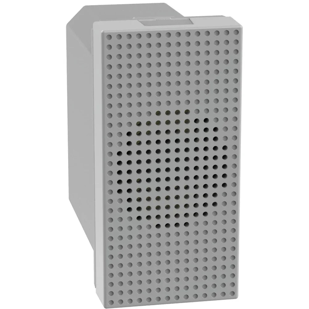 Ronzatore BTicino MatixGO 12V 5VA JG4356V12 - Volume 80dB, Modulo Unico Grigio, Affidabile per Sicurezza
