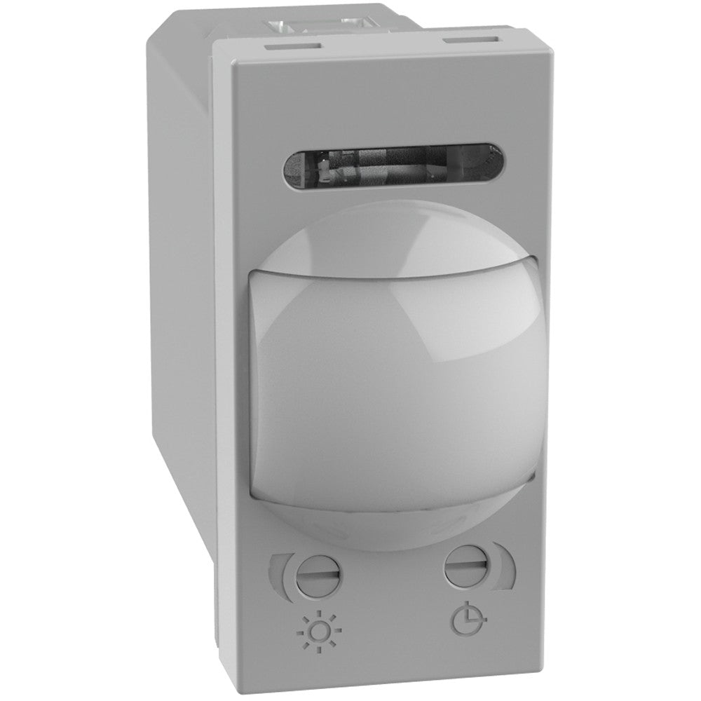 Interruttore IR con sensore di movimento Bticino MatixGO grigio JG4431, design compatto e moderno.