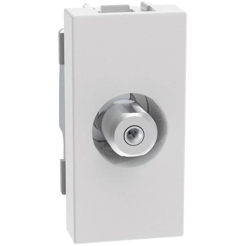 Presa Sat Coassiale Tipo F BTicino MatixGO 1 Modulo Bianca JW4202F - Installazione Facile e Design Elegante