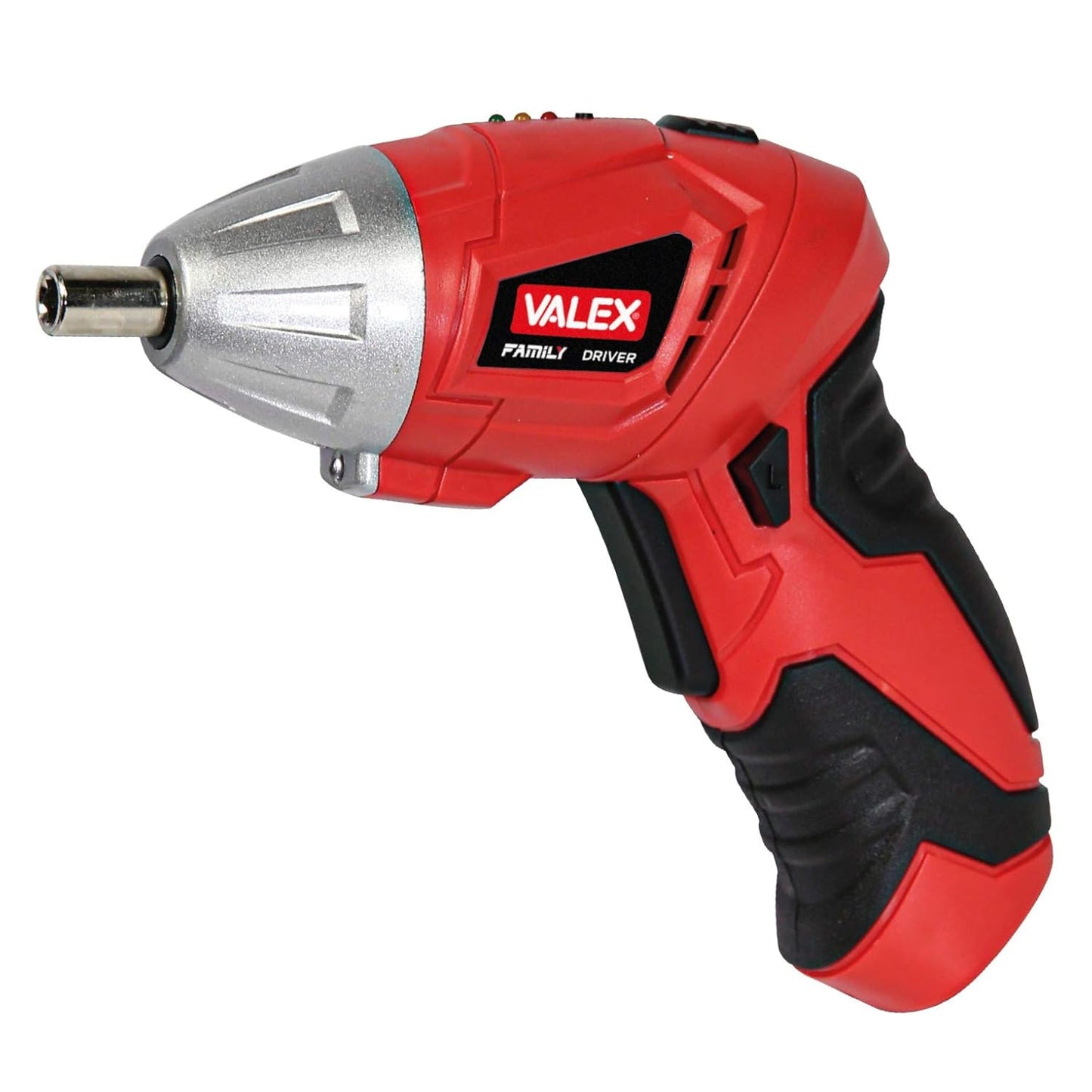 Avvitatore a batteria Litio 3,6 V Mod. Driver VALEX 1422531, ultra-compatto 0,5 kg per progetti fai-da-te leggeri.