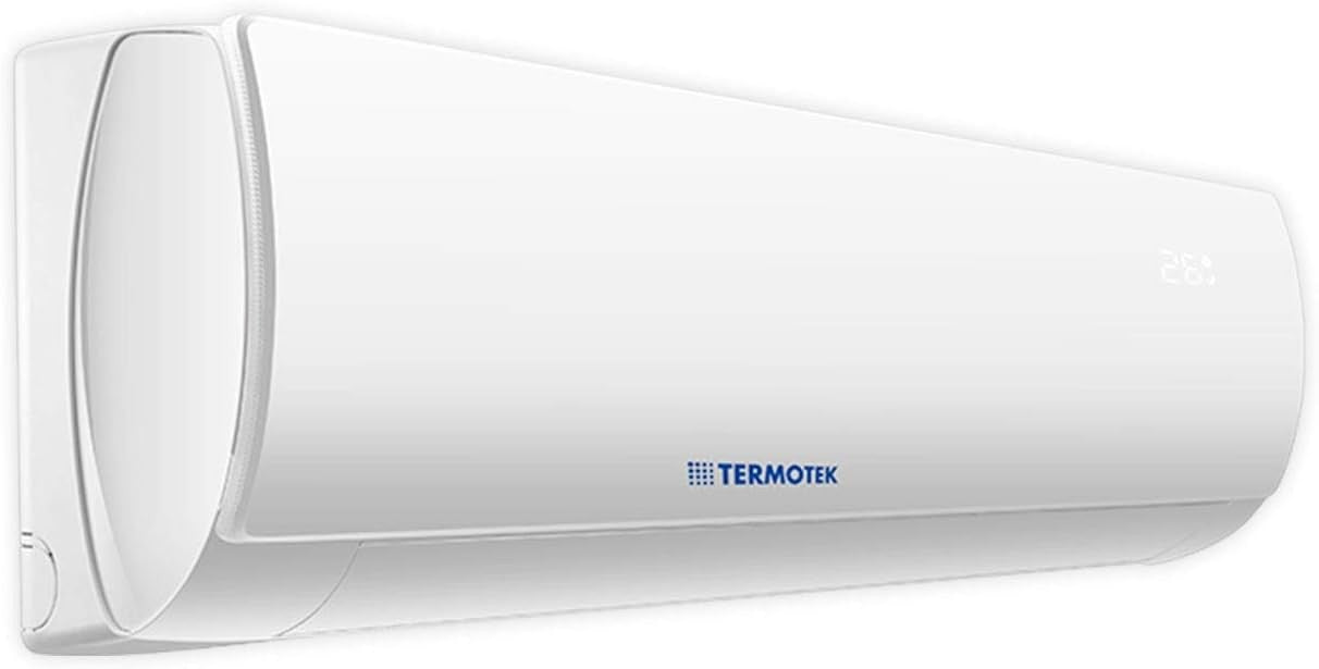 Climatizzatore TERMOTEK 9000 BTU AIRPLUS C9 Inverter A++ con WiFi integrato, design bianco elegante.