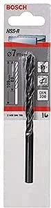 Punta Cilindrica D 7 HSS-R Bosch - Codice SKU 2608596799, Carburo & Precisione Elevata