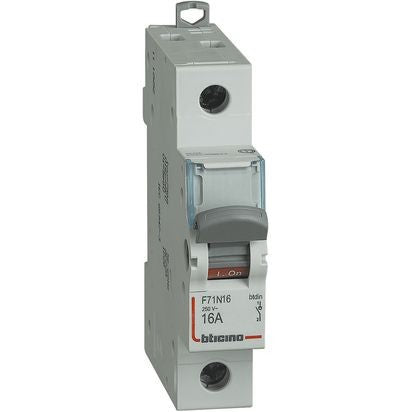 F71/16N BTICINO modular switch 16A 1P 1 module electrical accessory sezione.