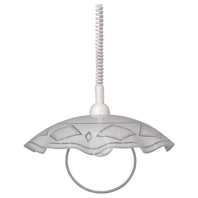 Lampada Saliscendi Brigida E27 – Design Elegante, Made in Italy, 42x42x12 cm, Portalampada Fino a 57W, SKU: Brigida