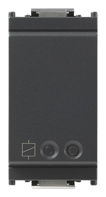 VIMAR IoT 16A actuator in grey, featuring a clean design and connection terminals.