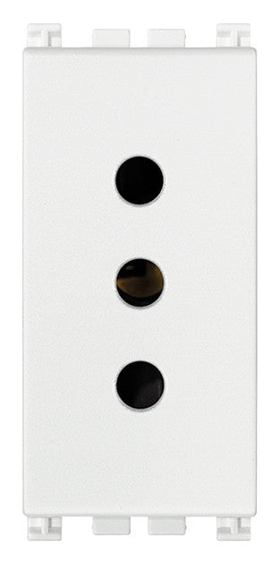 VIMAR Presa 2P+T 10A P11 bianco - standard italiano tipo P11, presa SICURY bianca.